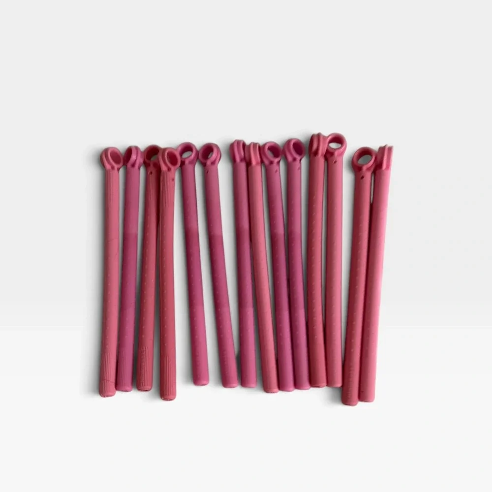 Conair Hot Sticks Pink Replacement Rollers Flexible Hair Curlers Lot of 14